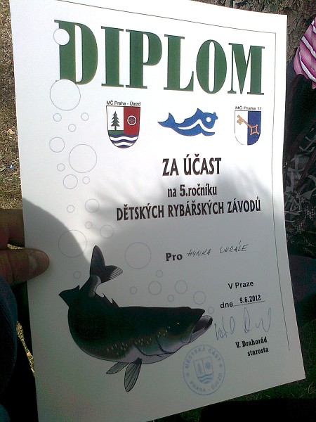 Rybářské závody Újezd 2012